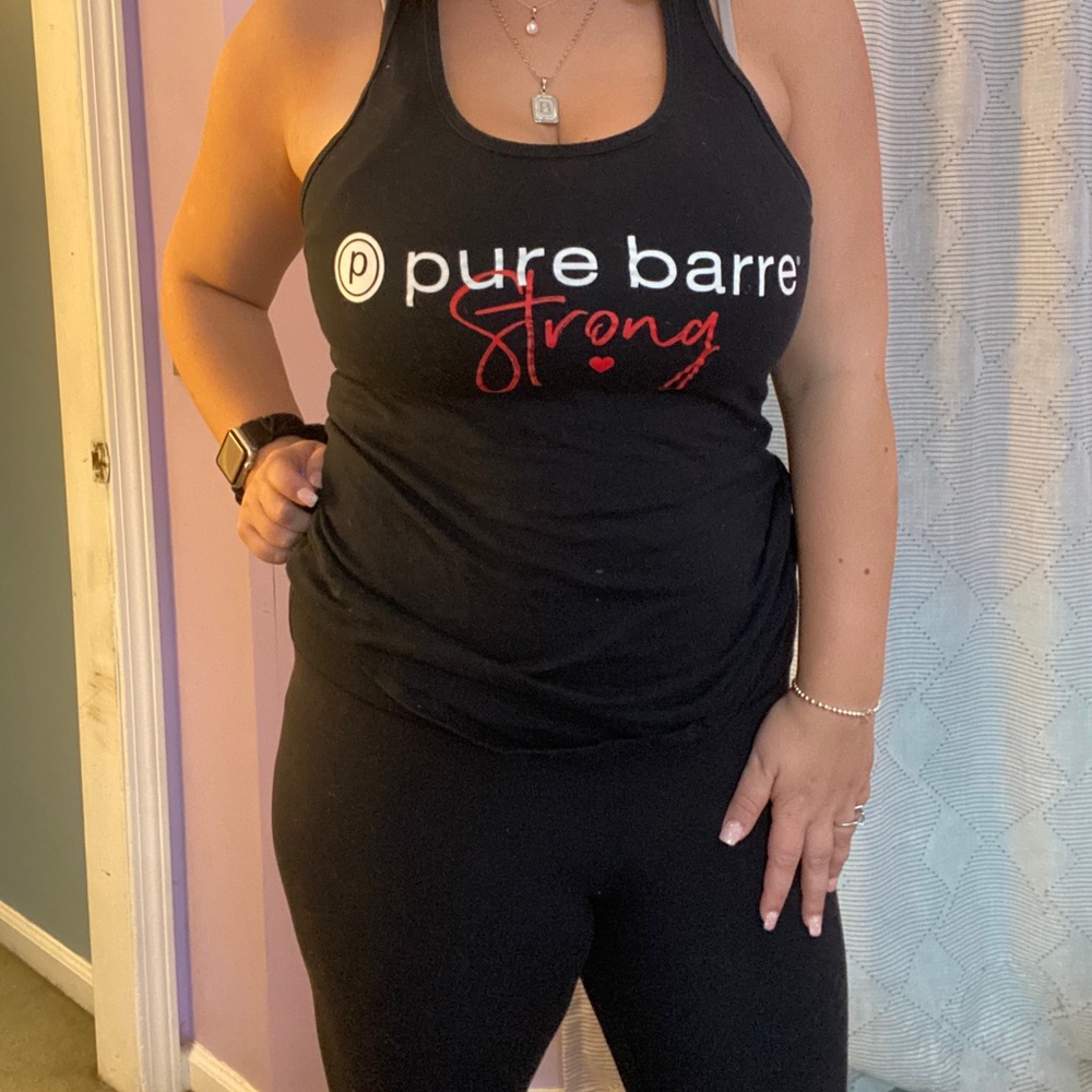 Pure Barre strong racer back tank